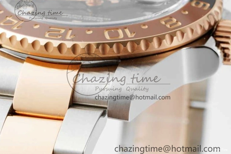 MiroTime 0420 Durable GMT-Master II 126711 CHNR Black Brown Ceramic Clean Factory 1:1 Best Edition on SS RG Bracelet VR 2108